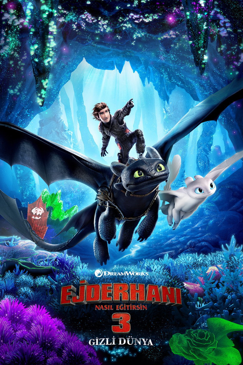 Ejderhanı Nasıl Eğitirsin 3: Gizli Dünya Film afişi