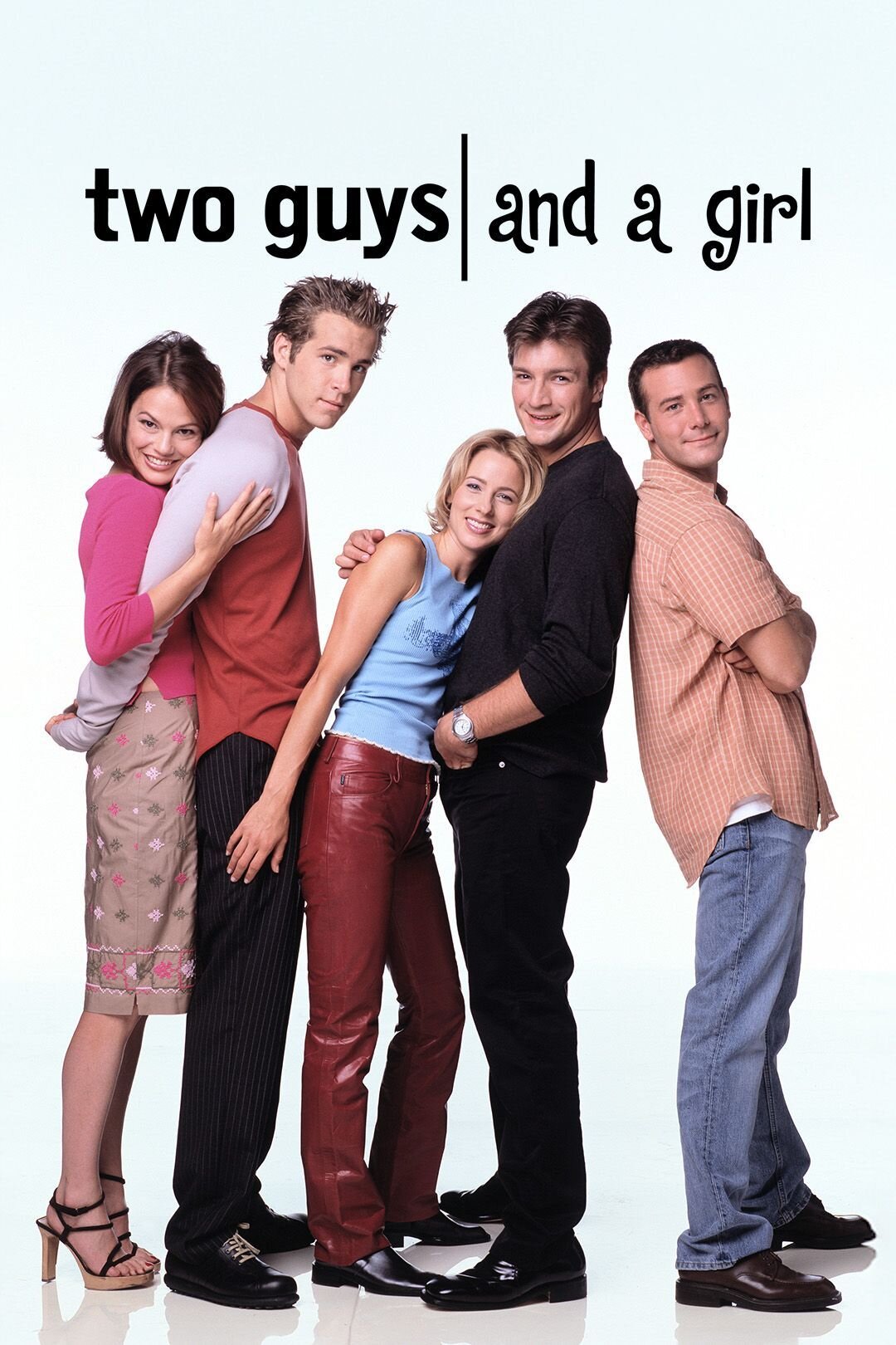 Two Guys and a Girl Dizi afişi