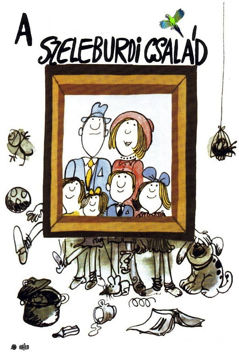 Szeleburdi család Film afişi