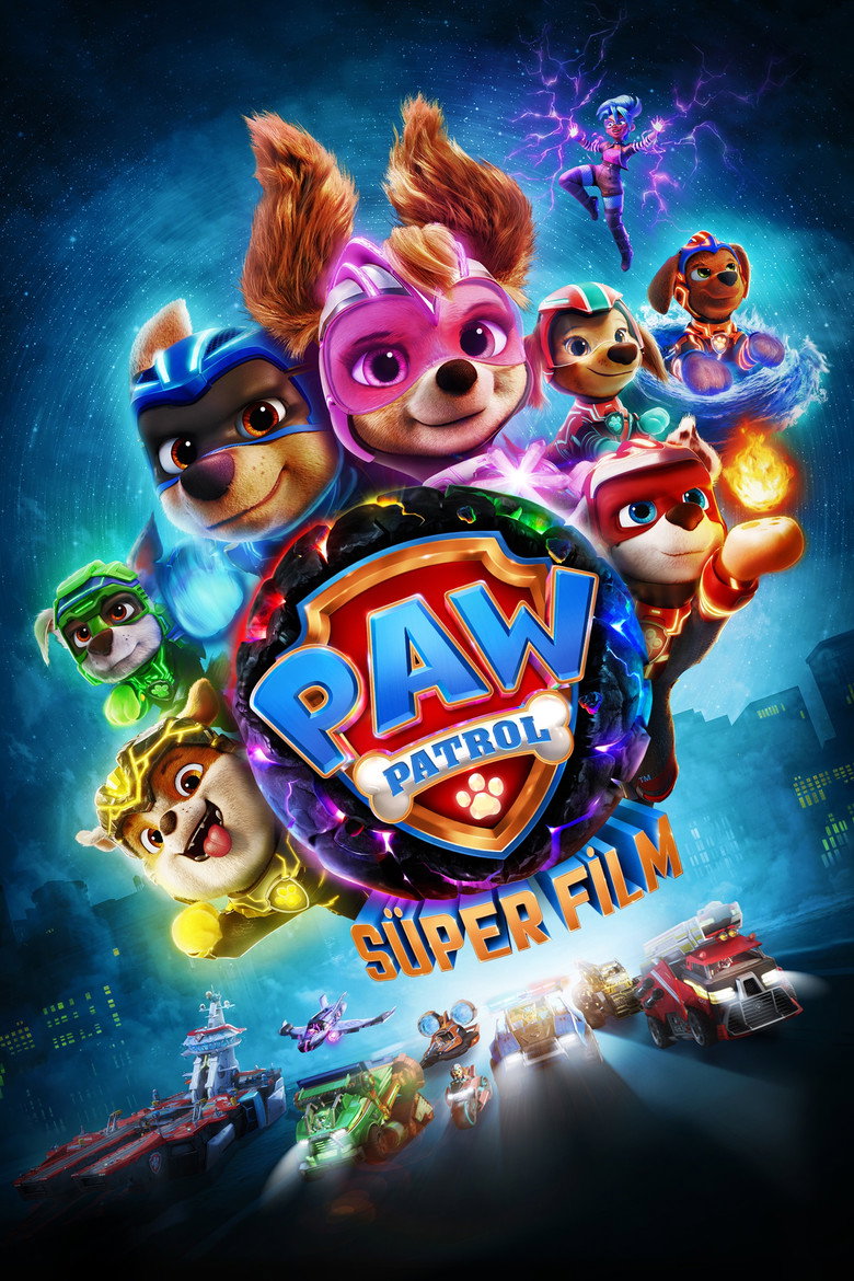 Paw Patrol: Süper Film Film afişi