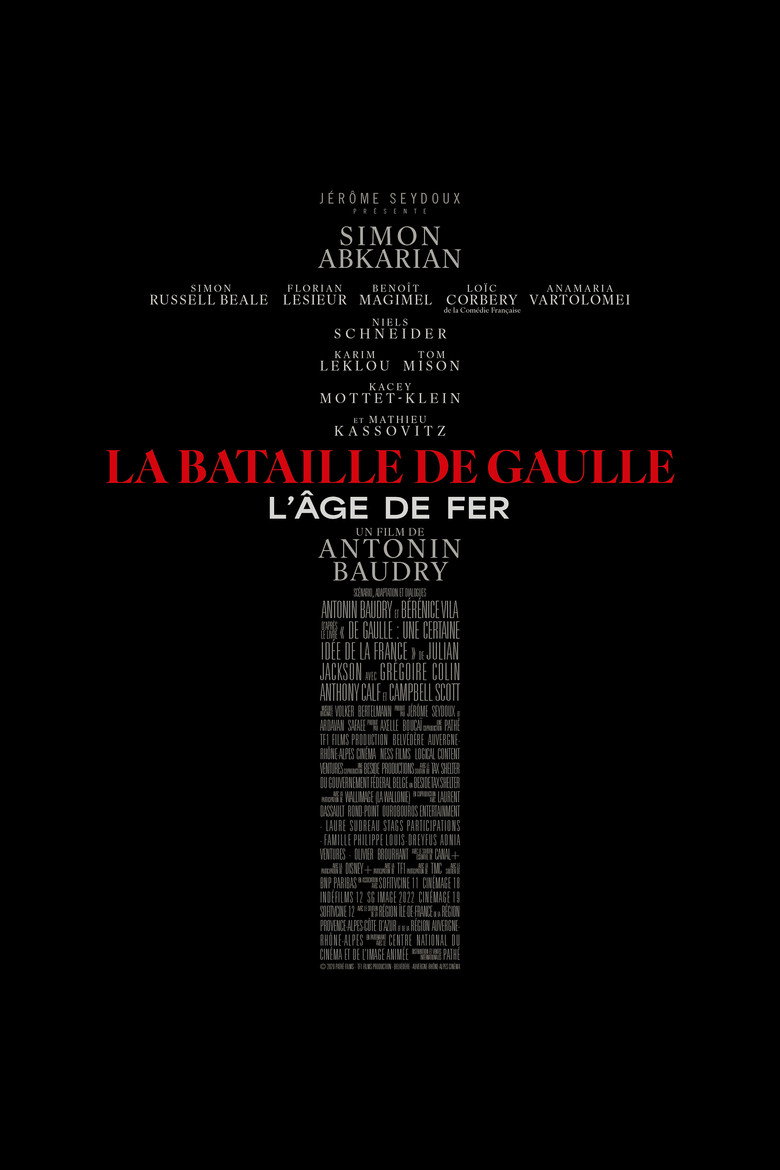 La Bataille de Gaulle : L’âge de fer Film afişi