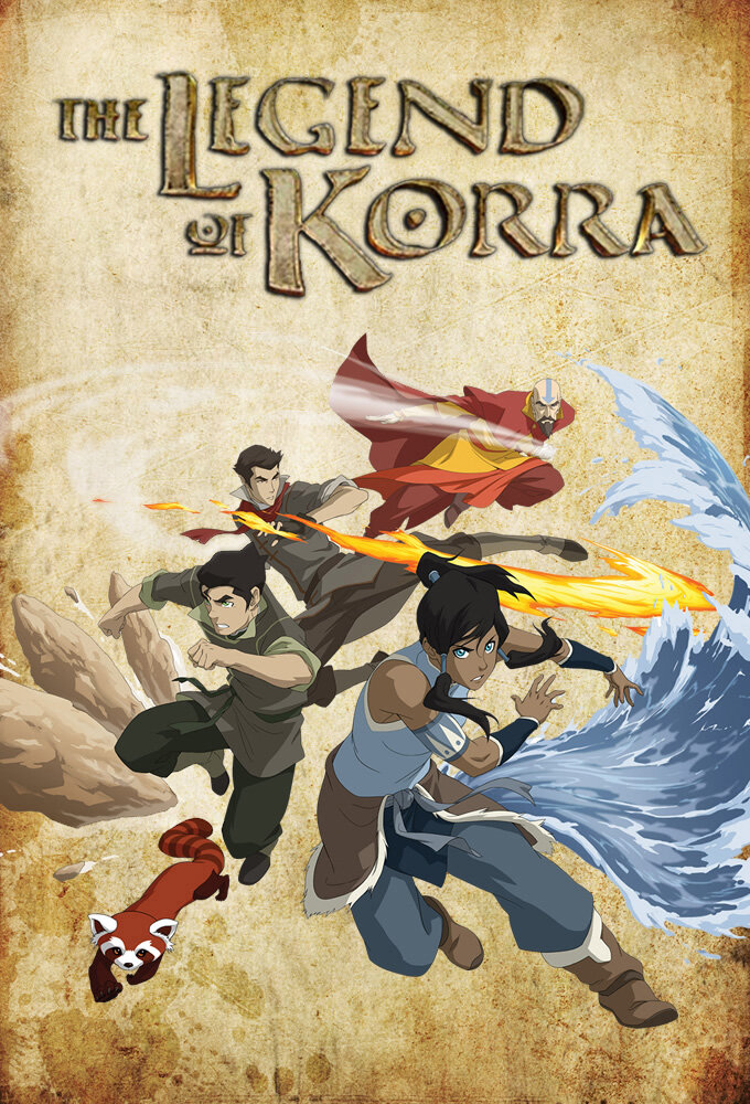 Avatar: Korra Efsanesi Dizi afişi
