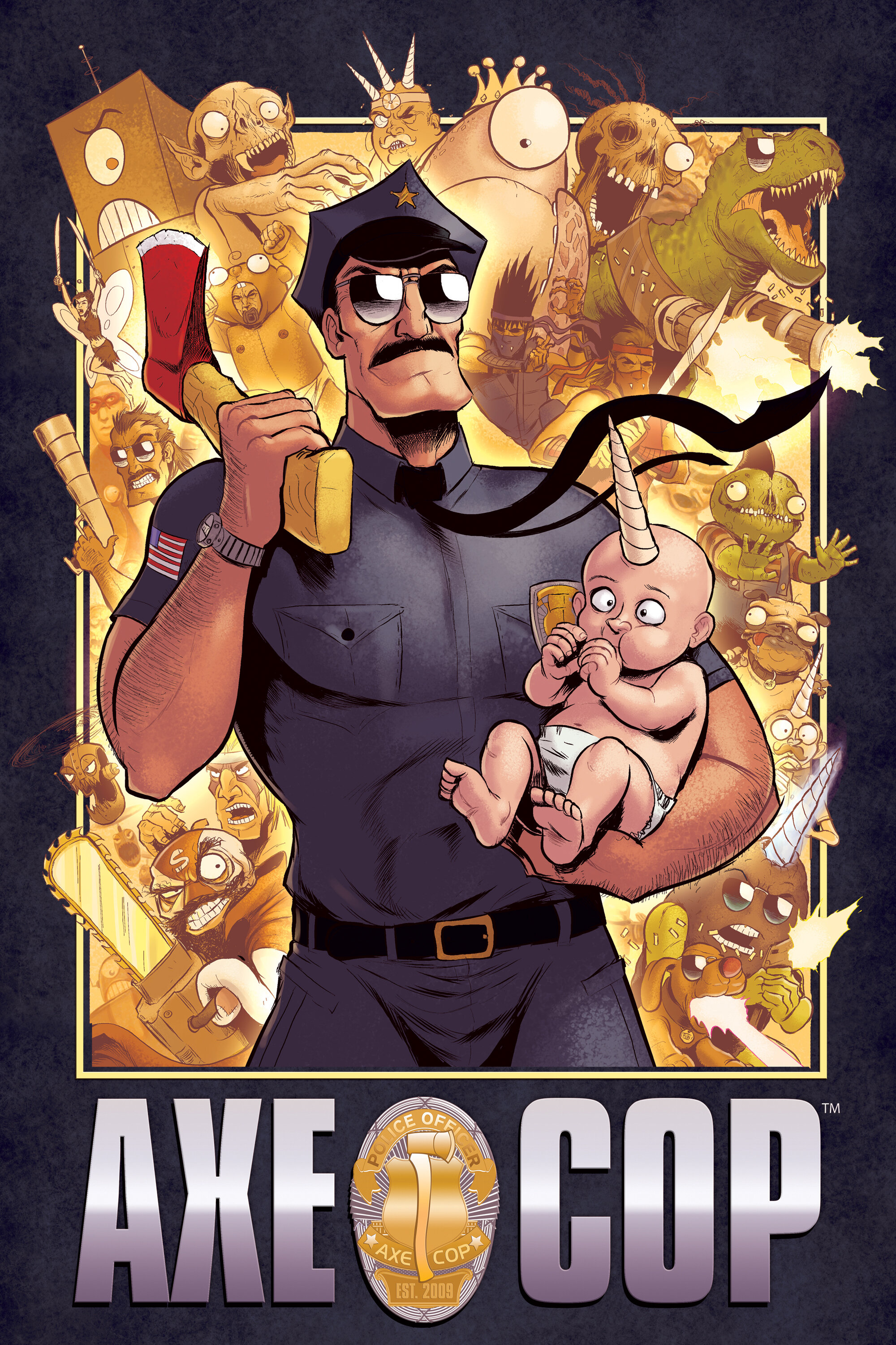 Axe Cop Dizi afişi