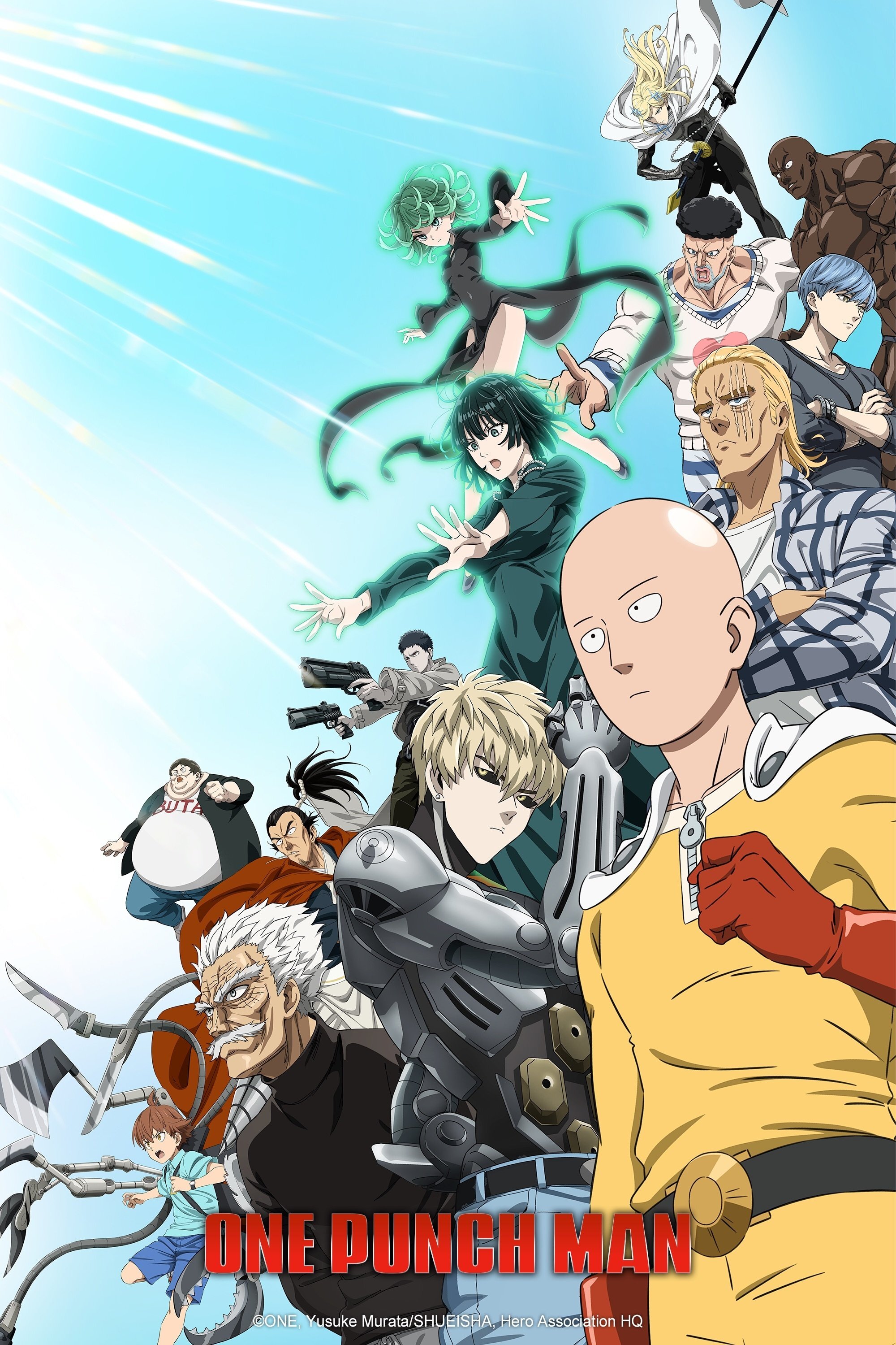 One Punch Man Dizi afişi