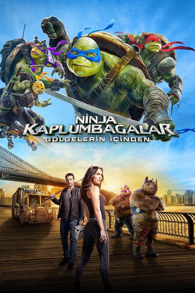 Ninja Kaplumbağalar: Gölgelerin İçinden Film afişi