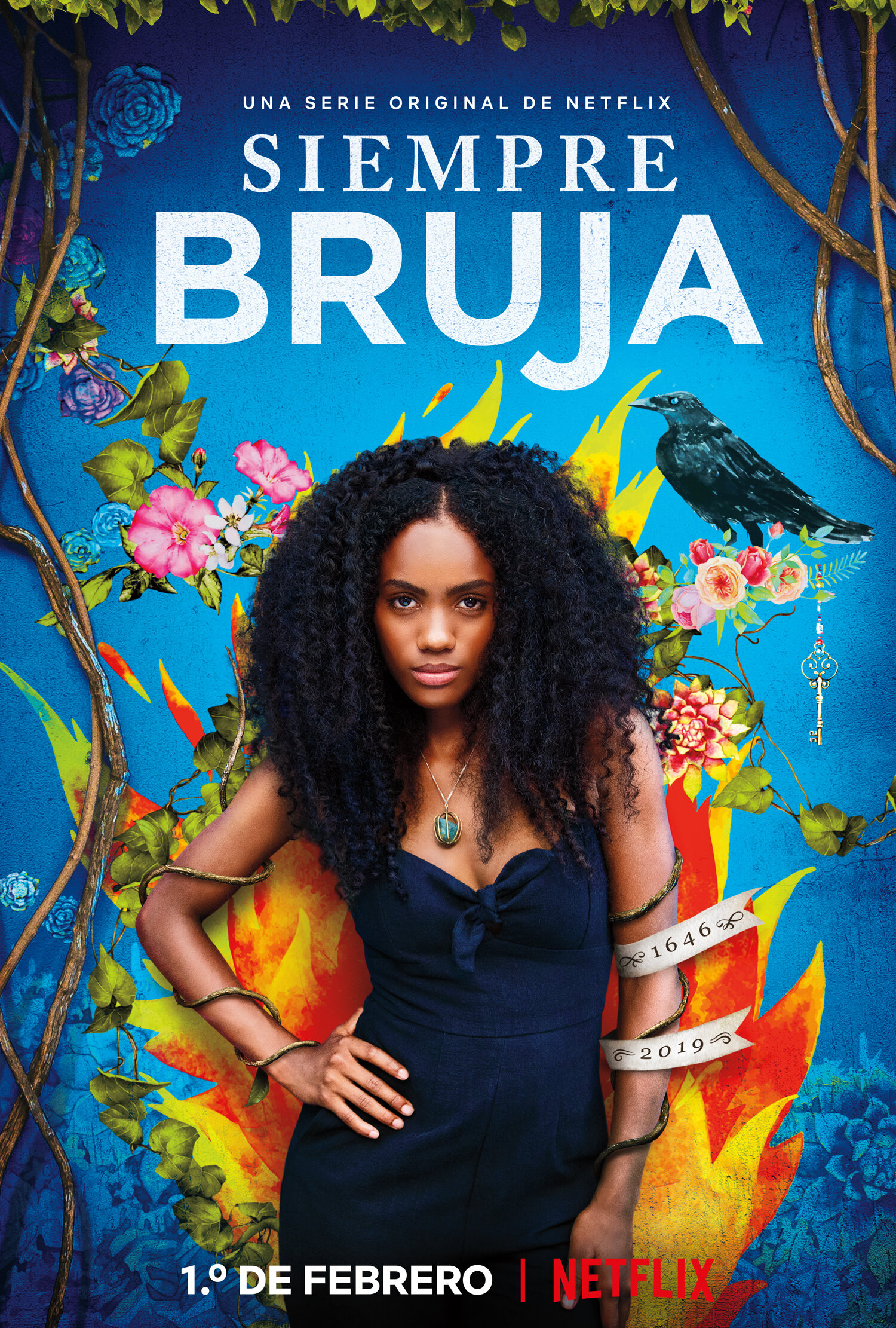 Siempre bruja Dizi afişi