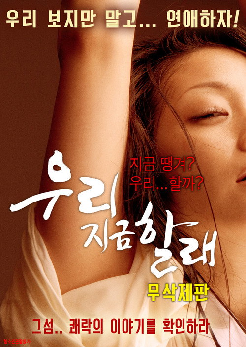 우리 지금 할래 Film afişi