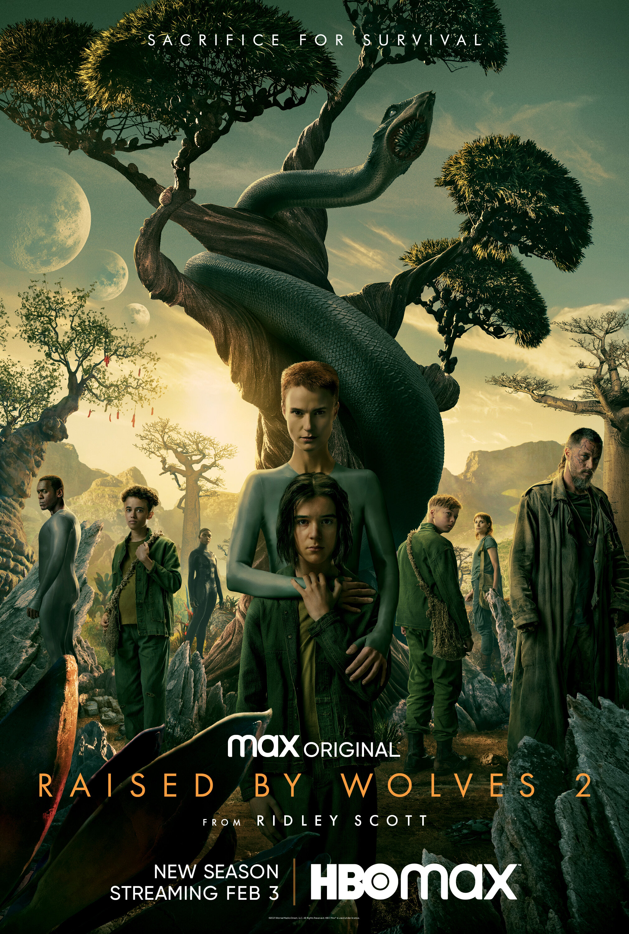 Raised by Wolves Dizi afişi