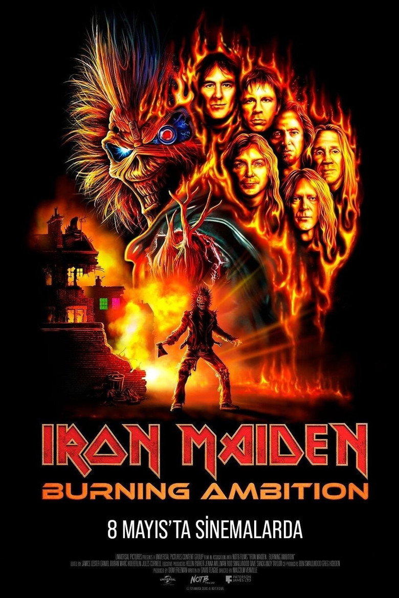 Iron Maiden: Burning Ambition Film afişi