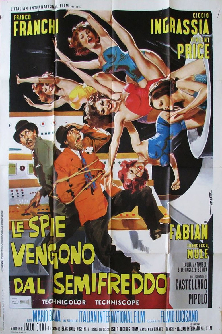 Le spie vengono dal semifreddo Film afişi