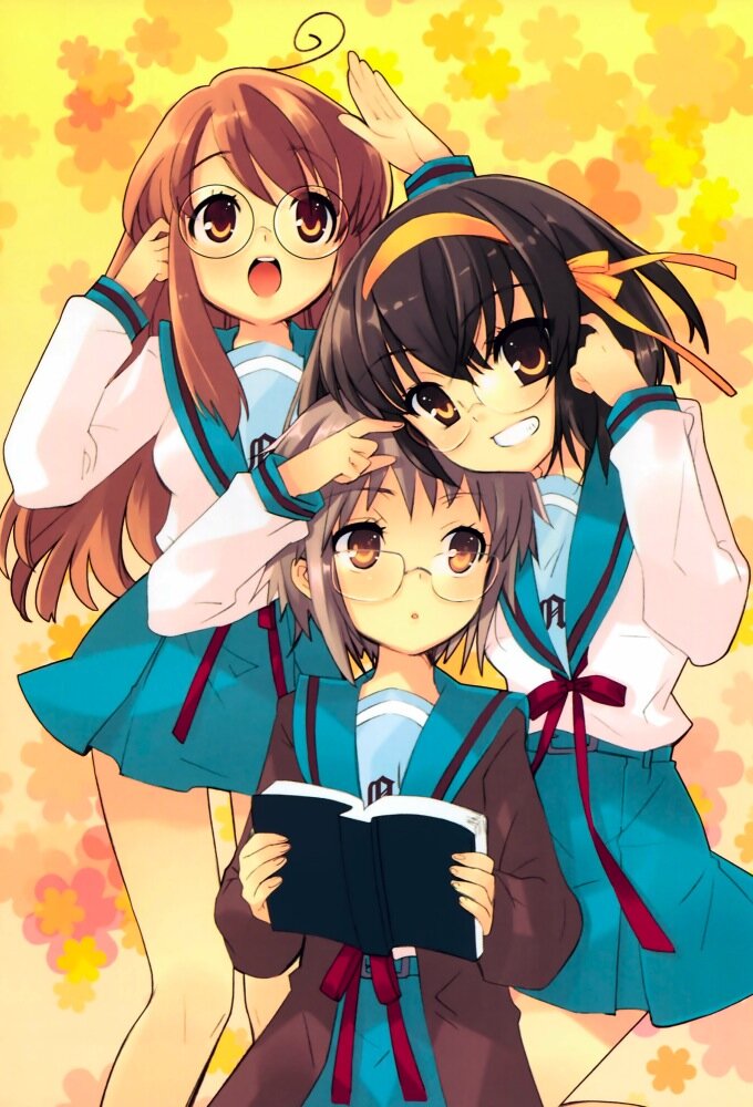 Suzumiya Haruhi no Yuuutsu Dizi afişi