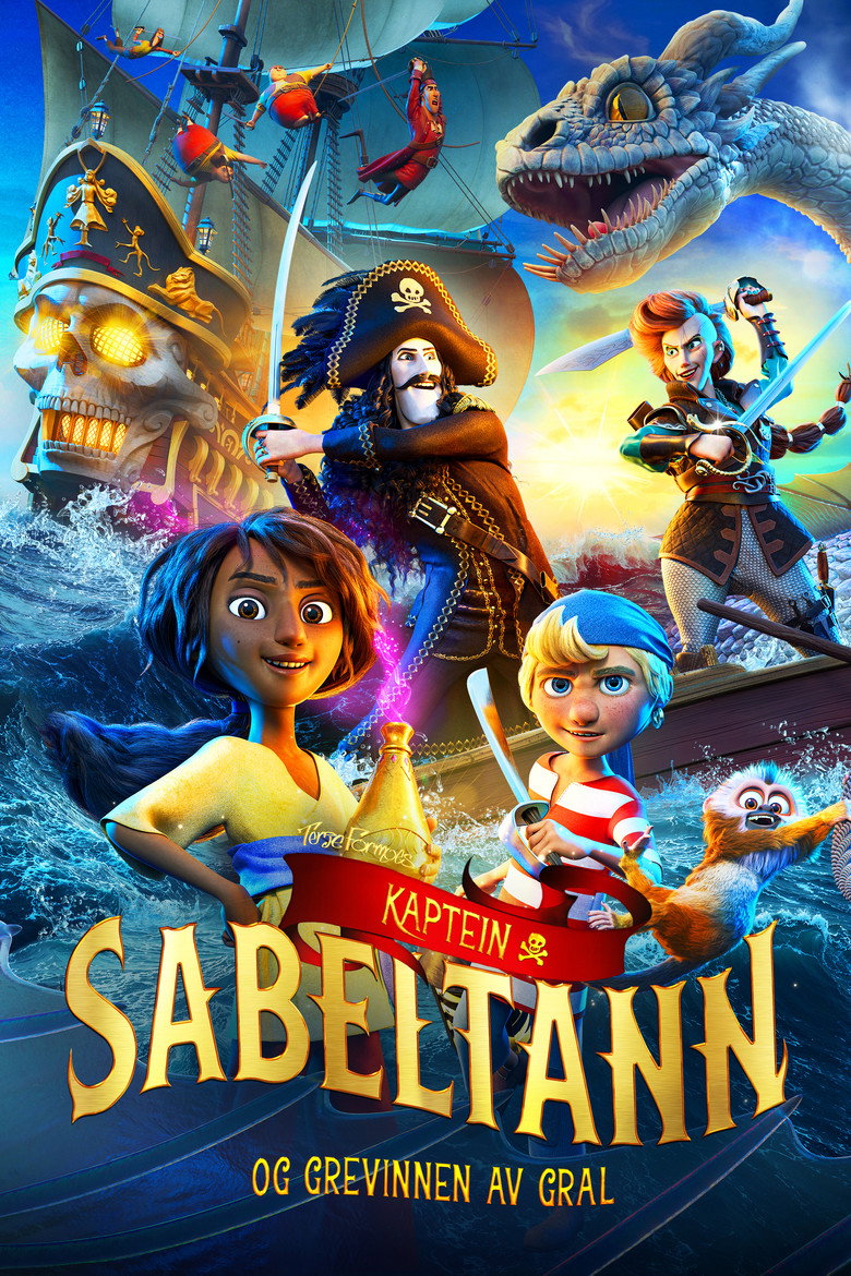 Kaptein Sabeltann og Grevinnen av Gral Film afişi
