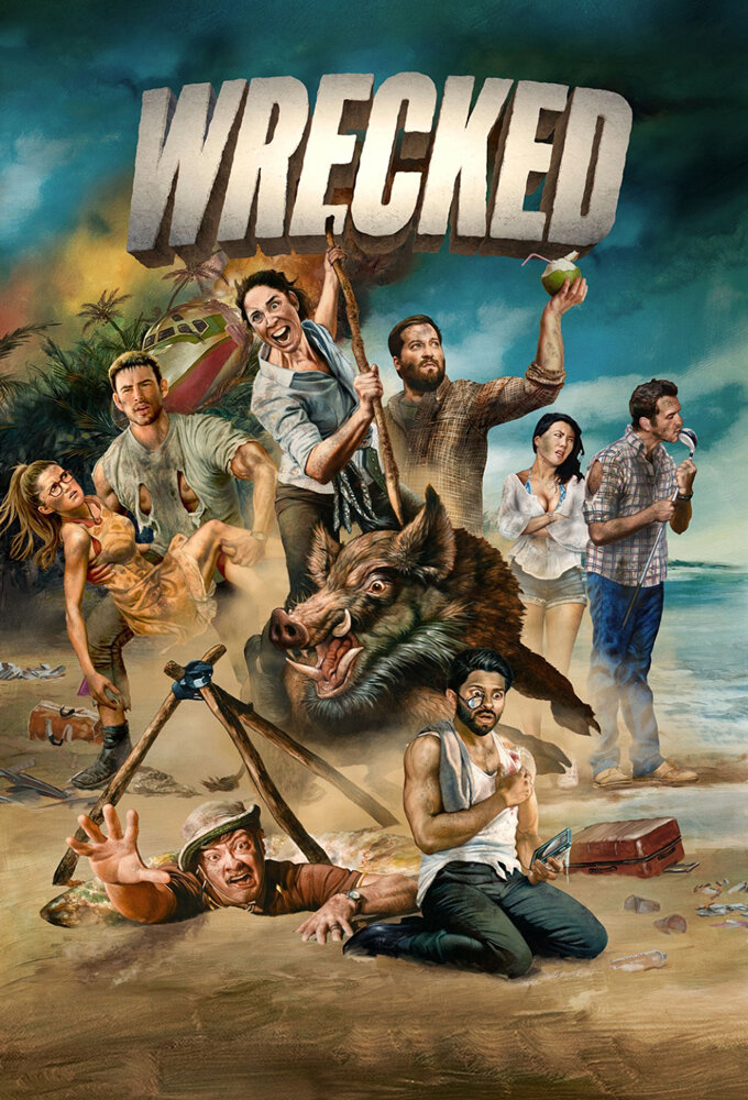 Wrecked Dizi afişi