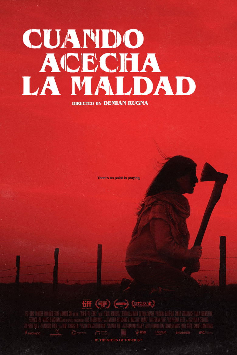 Cuando acecha la maldad Film afişi