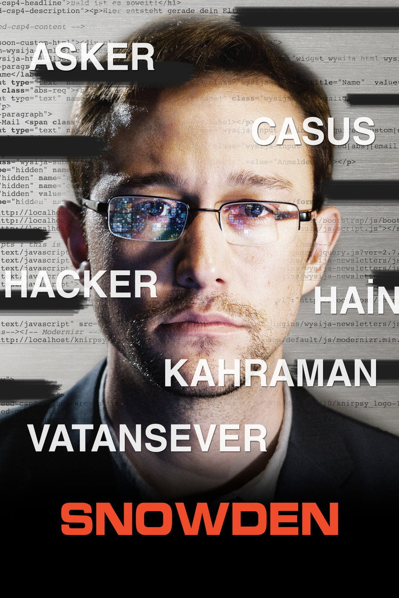 Snowden Film afişi