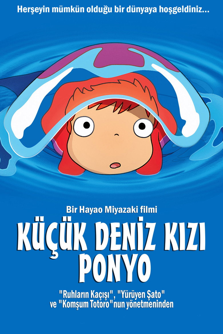 Küçük Deniz Kızı Ponyo Film afişi