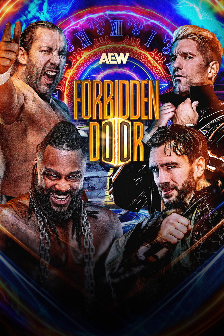 AEW x NJPW x CMLL x Stardom Present Forbidden Door 2026 Film afişi