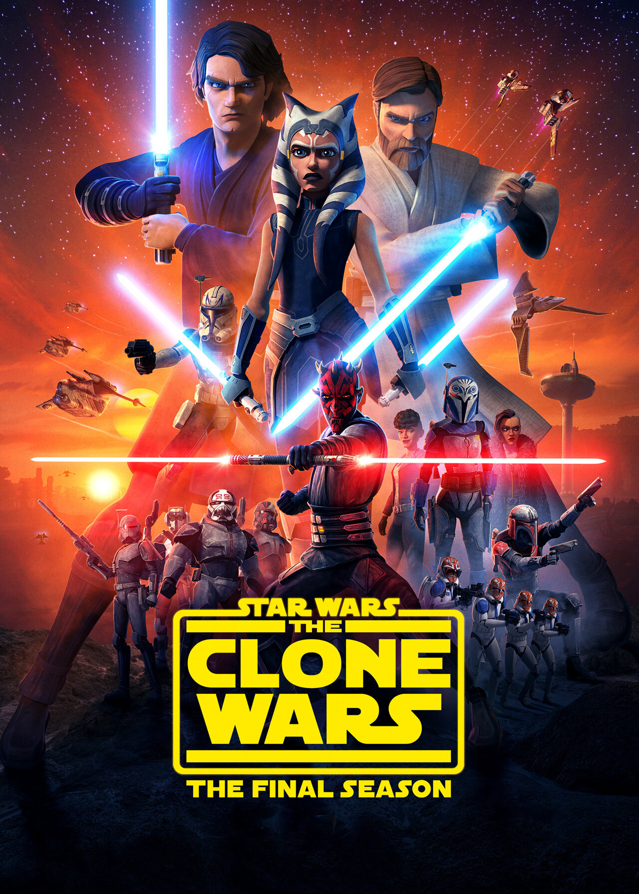Star Wars: Klon Savaşları Dizi afişi