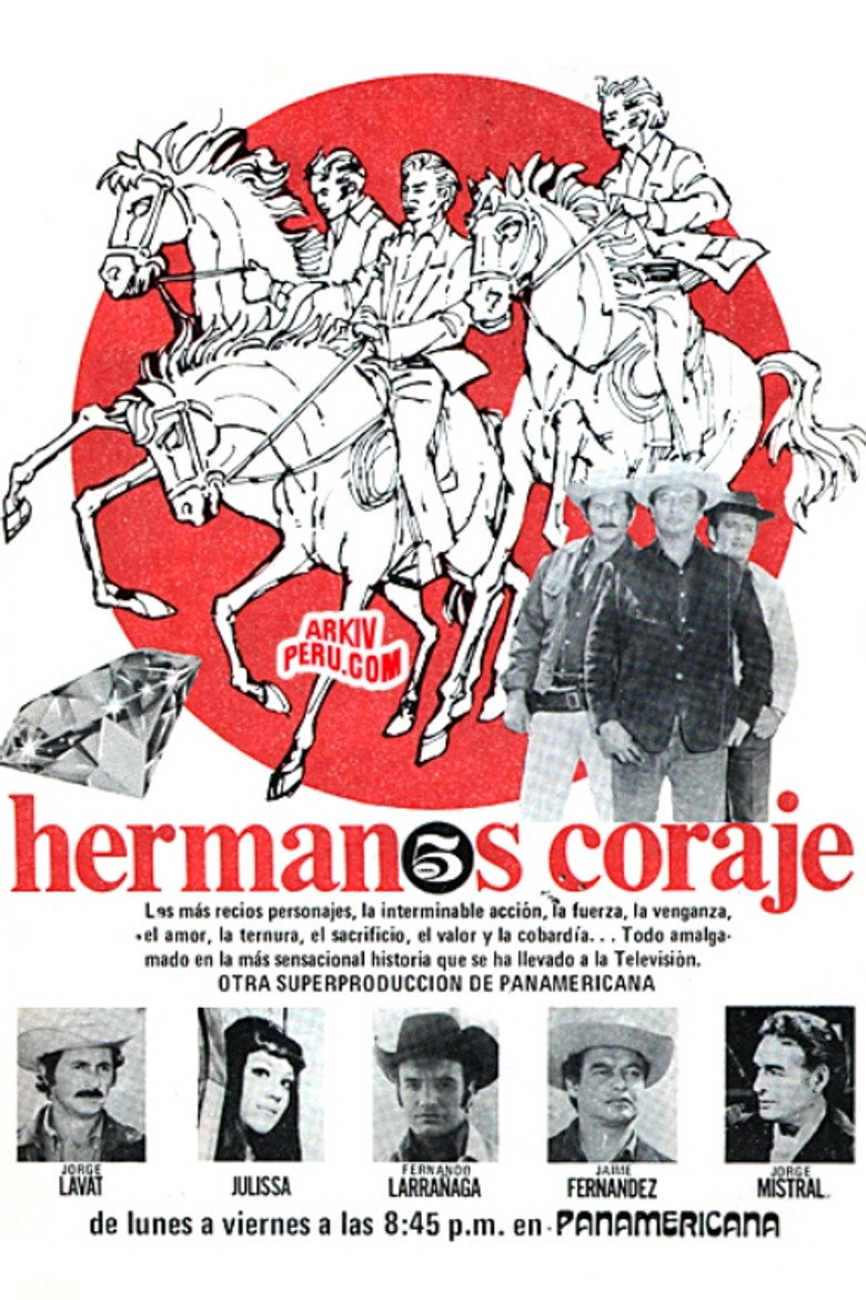 Hermanos Coraje Dizi afişi
