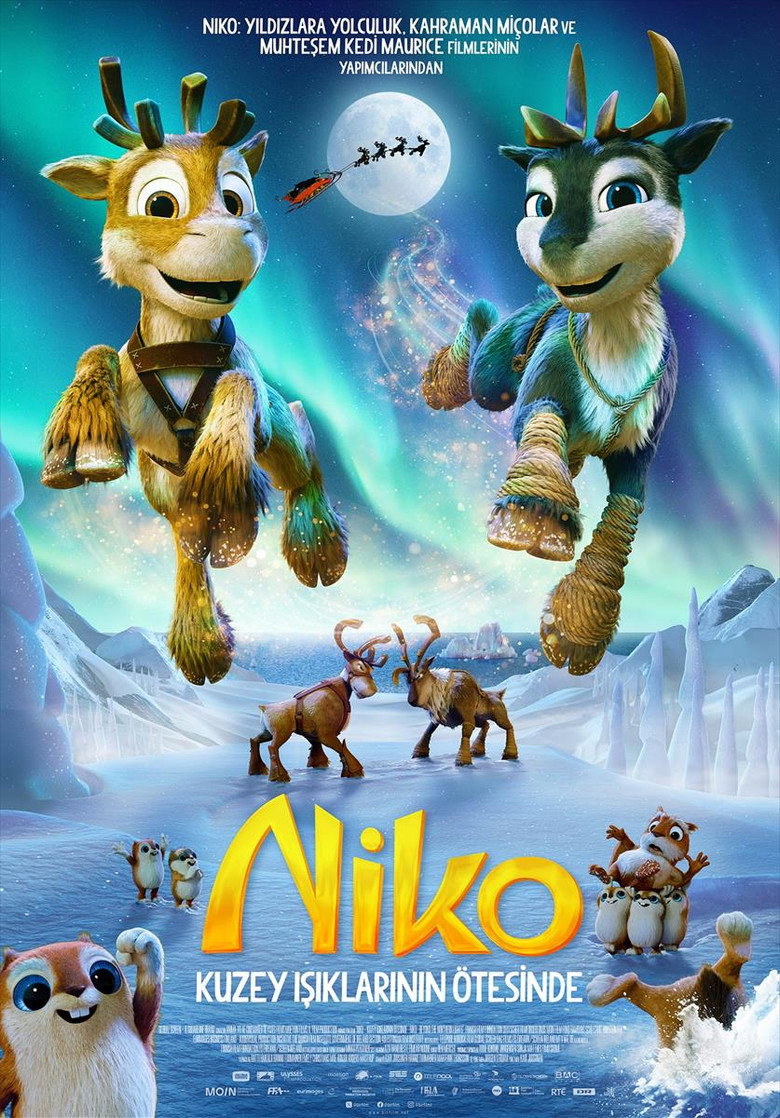 Niko: Kuzey Işıklarının Ötesinde Film afişi